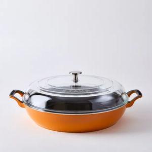 Food52 x Staub Cast Iron 3.5 QT Braiser with Glass Lid, 3 Colors