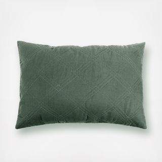 Washed Linen Quilted Sham