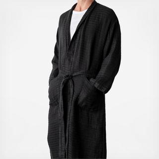 Linen Waffle Robe