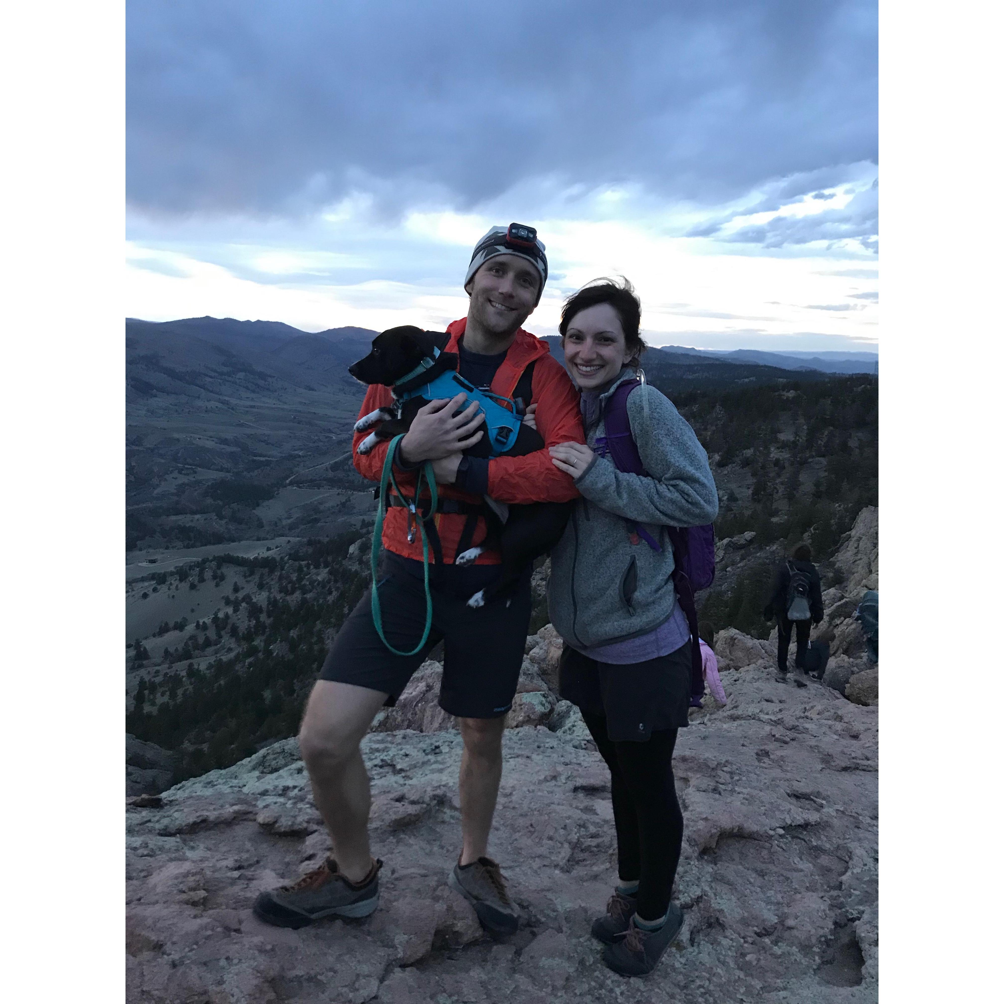 The post-proposal photo