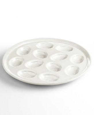 White Egg Plate