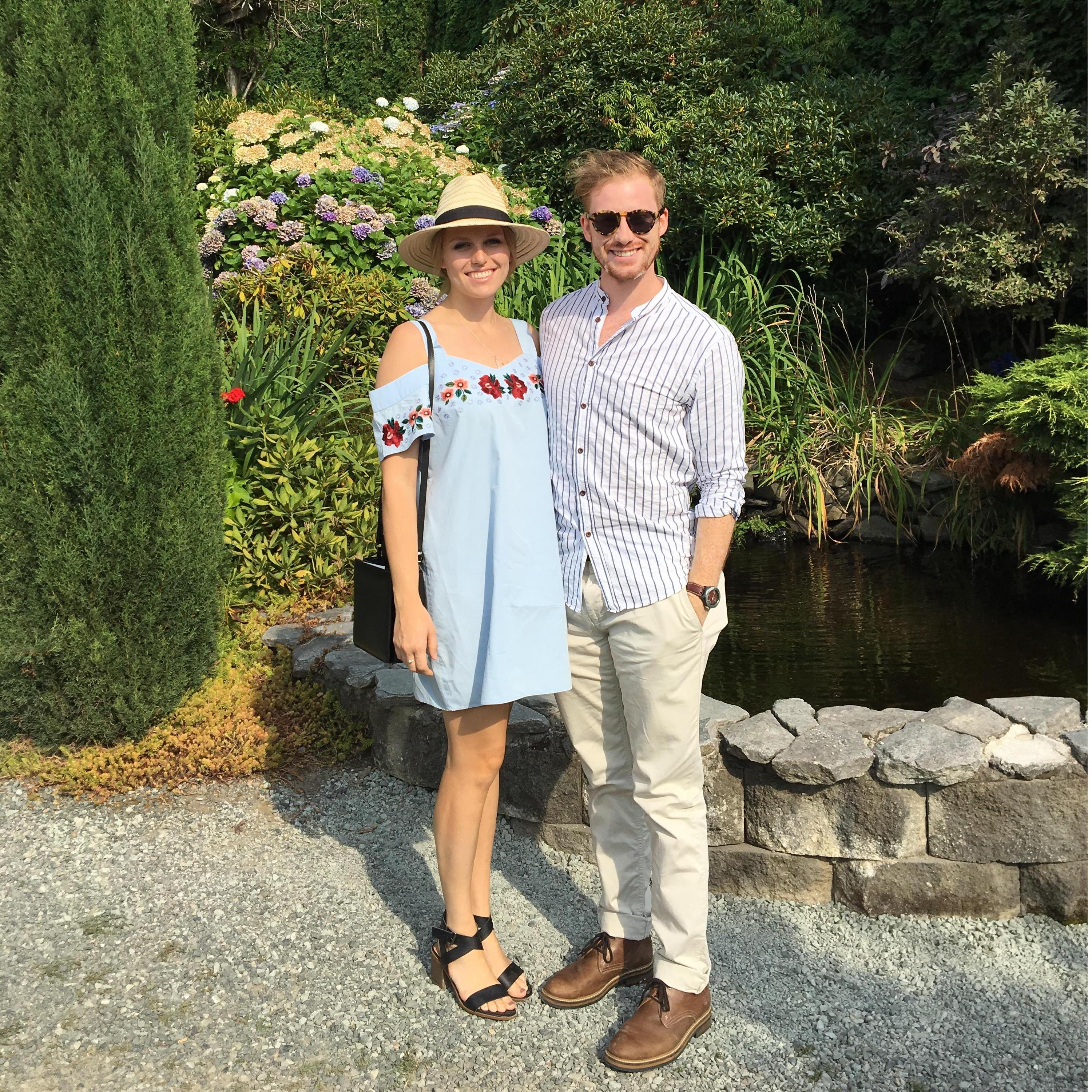 Celebrating our friends Erica and Michael's wedding