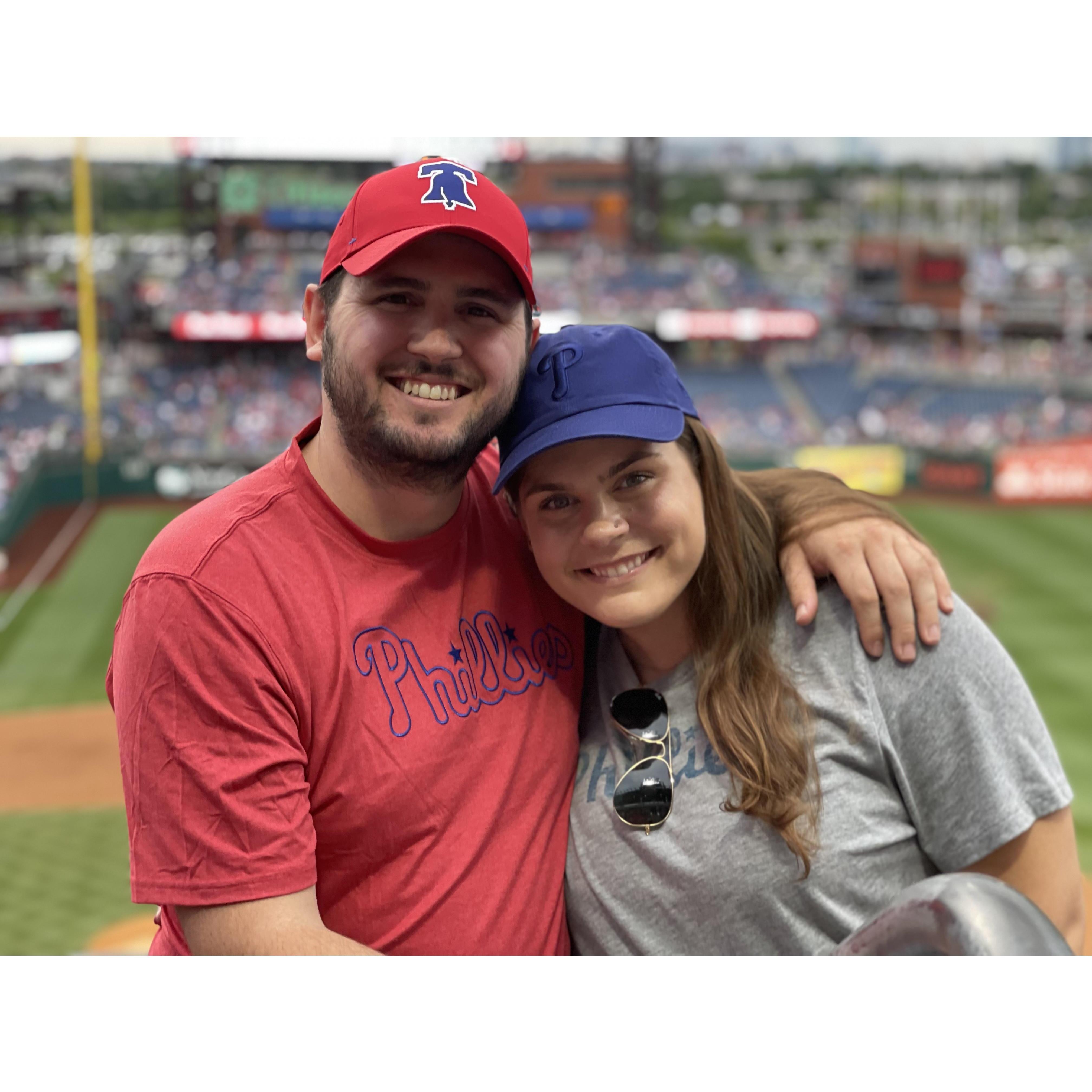 Slowly but surely converting Cordes into a Philly sports fan!