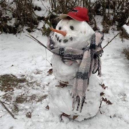 And the traveling snowman who joined the menagerie