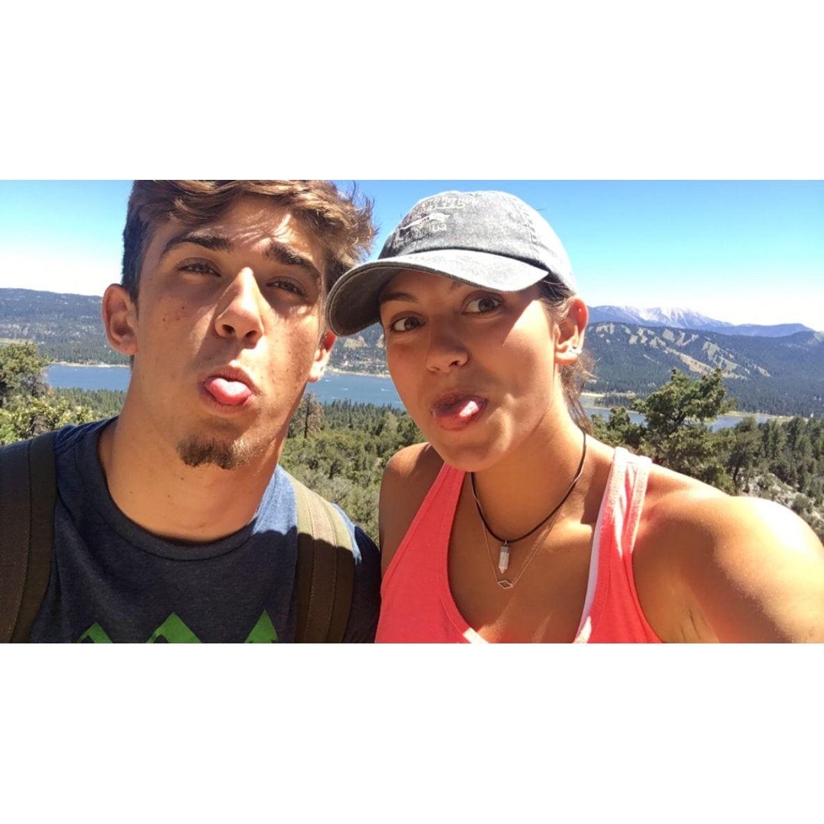 to where it really began with many hikes (1st day of dating!!)