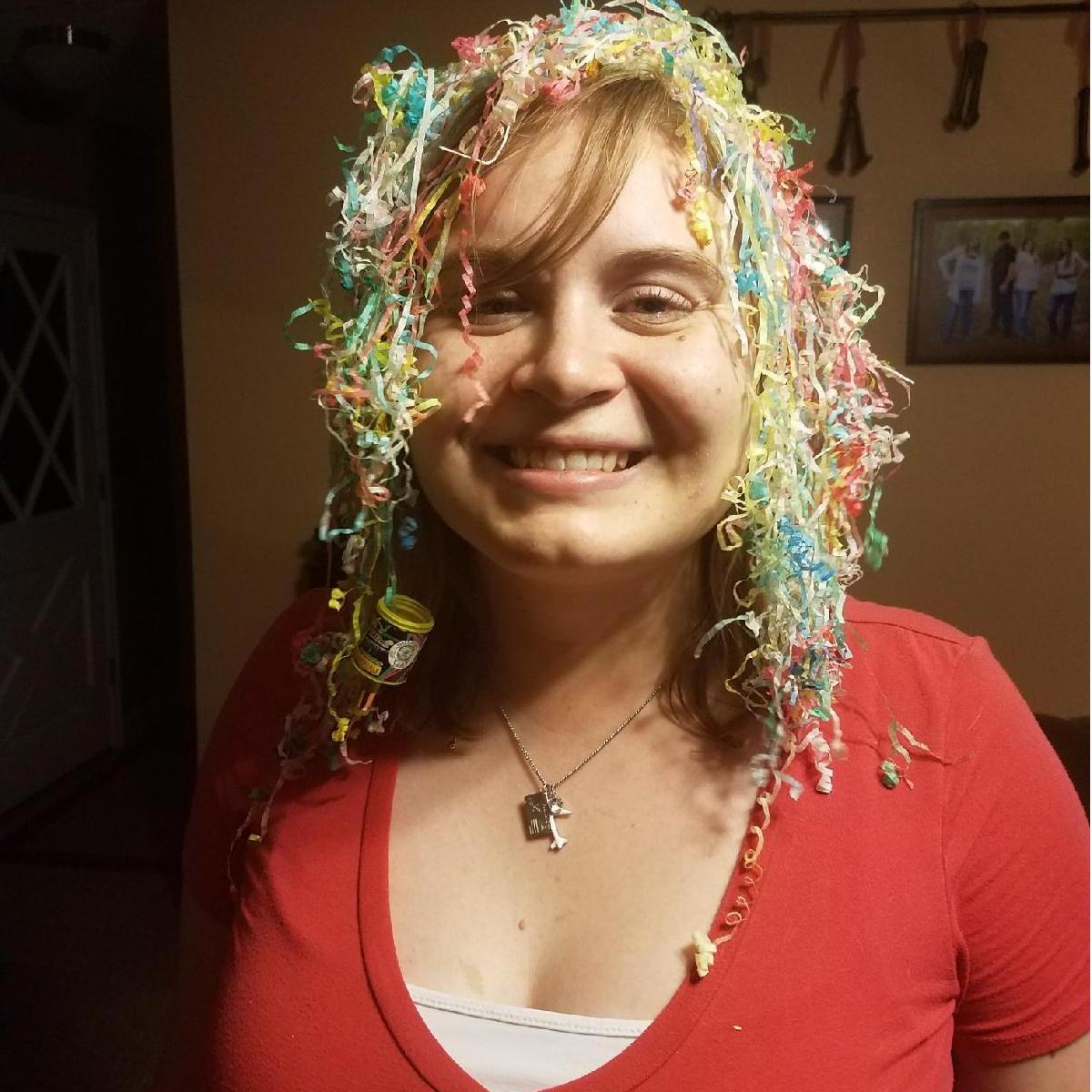 2018 New Years Party at her family's house.