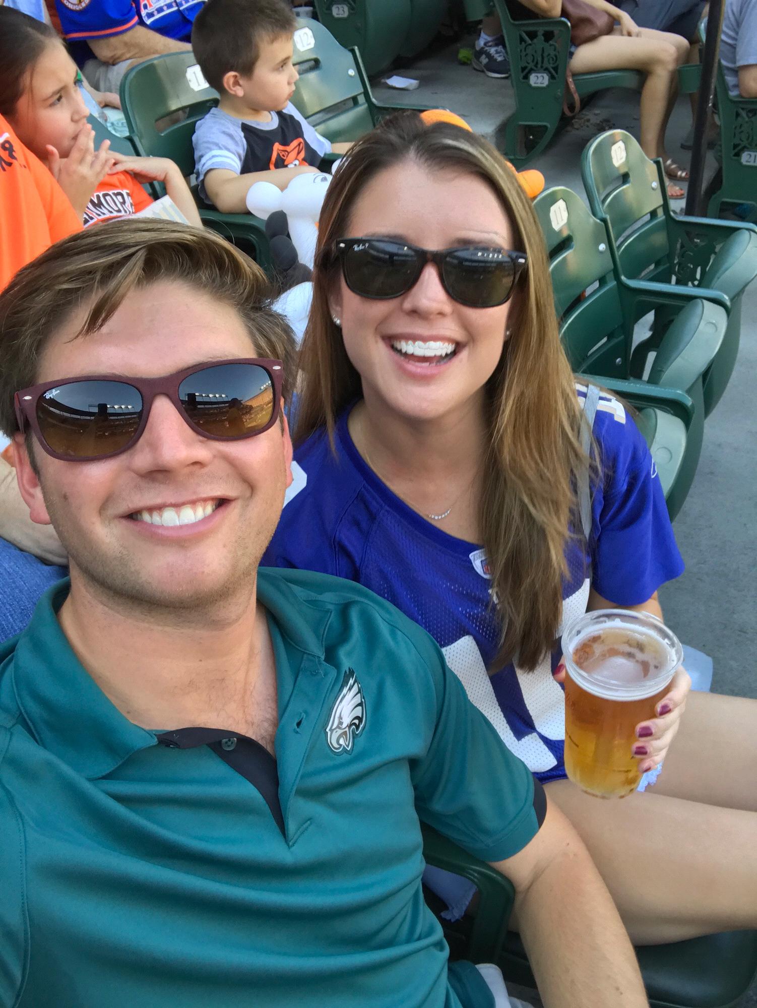 Our first picture together #GoBirds