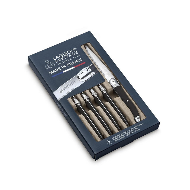 LAGUIOLE HERITAGE Stainless Steel 6-Pc. Steak Knife Set
