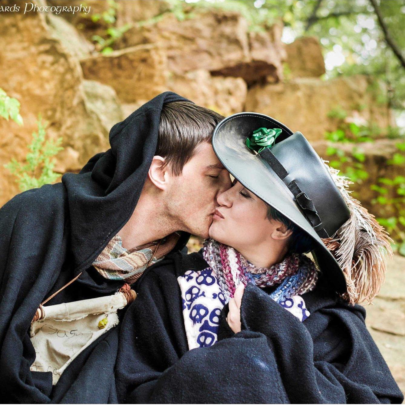 Anna and Micah at Mermaid Cove when they first started dating