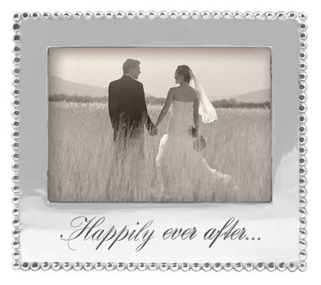 HAPPILY EVER AFTER Beaded 5 x 7 Frame