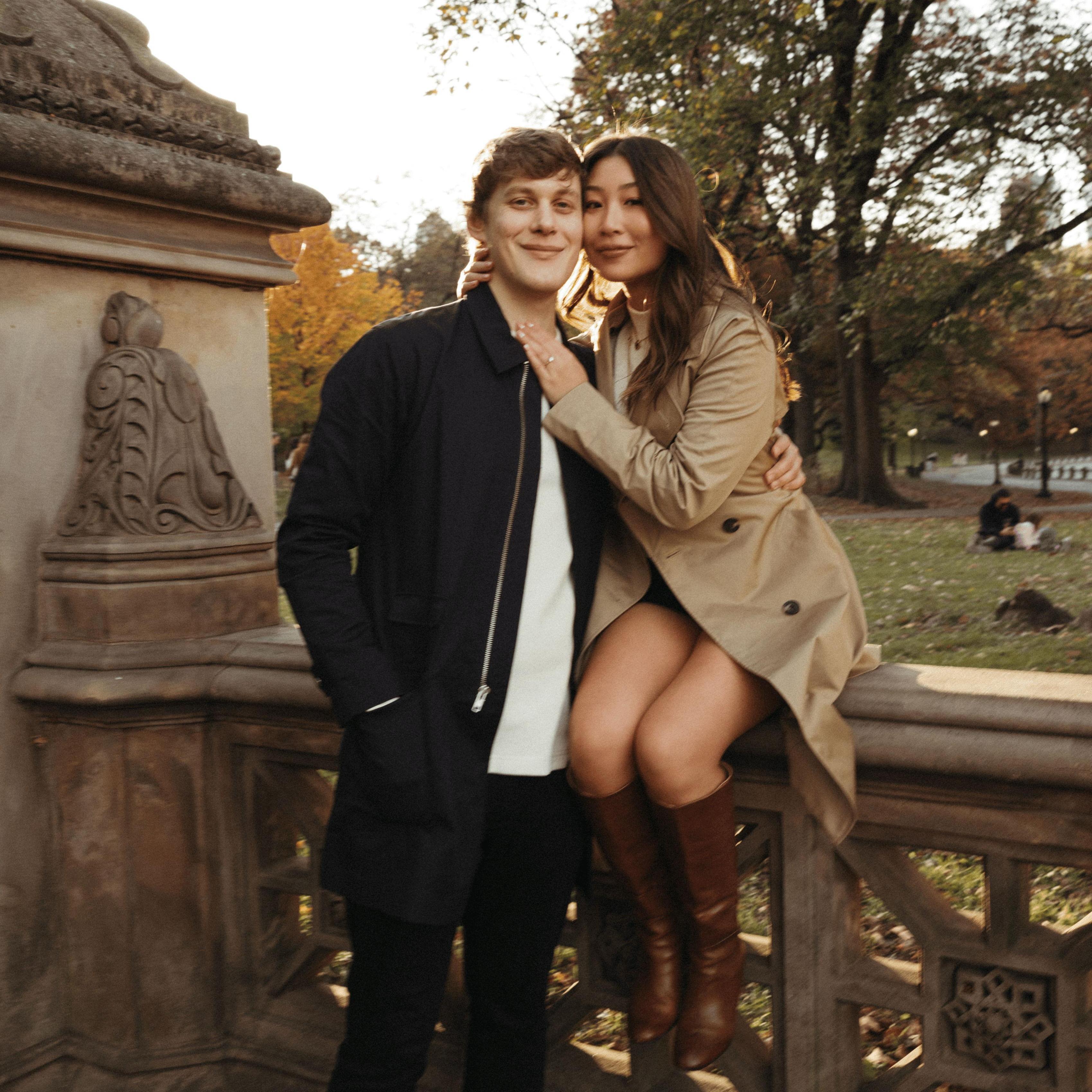 Oct 2023 - NYC //
Our engagement photoshoot in Central Park
