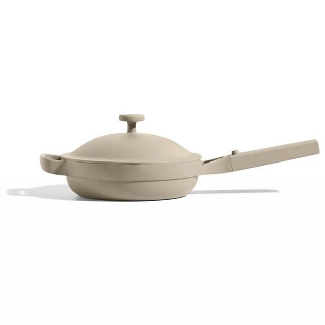 Our Place Always Pan - Mini 8.5 -Inch Nonstick, Toxin-Free Ceramic Cookware | Versatile Frying Pan, Skillet, Saute Pan | Stay-Cool Handle | Oven Safe | Lightweight Aluminum Body | Steam
