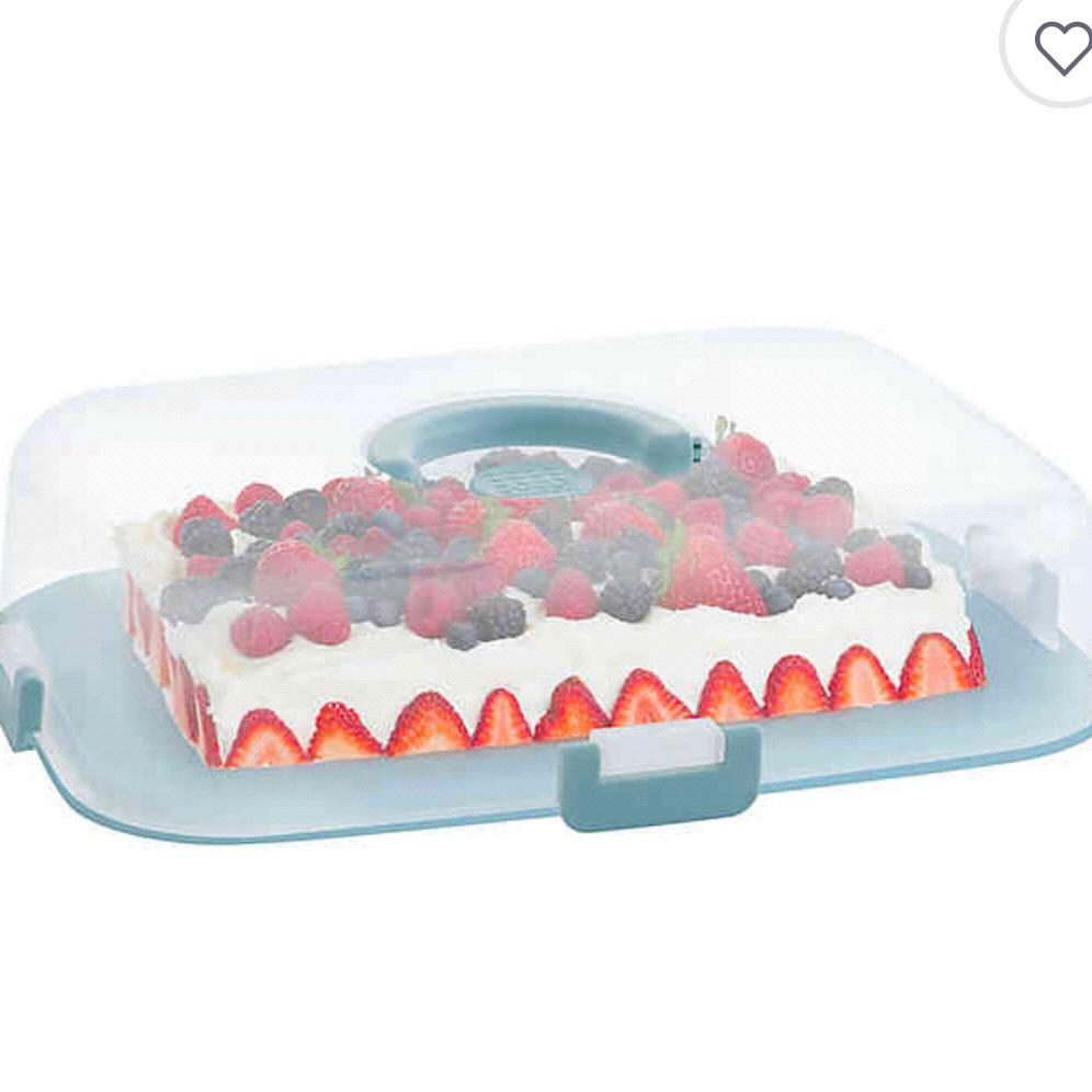 Sweet Creations Cupcake/Cake Carrier in Blue