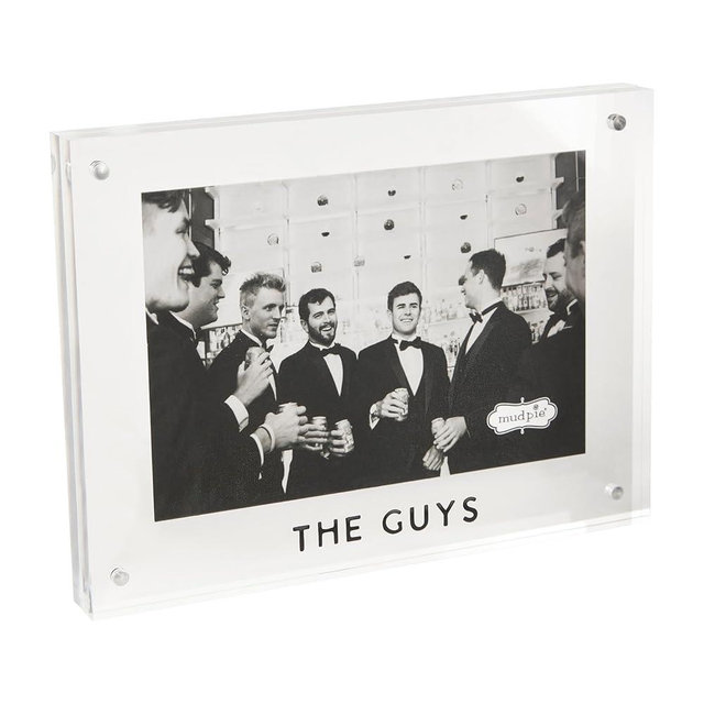 Mud Pie The Guys Acrylic Frame; 5 3/4" x 7 3/4"