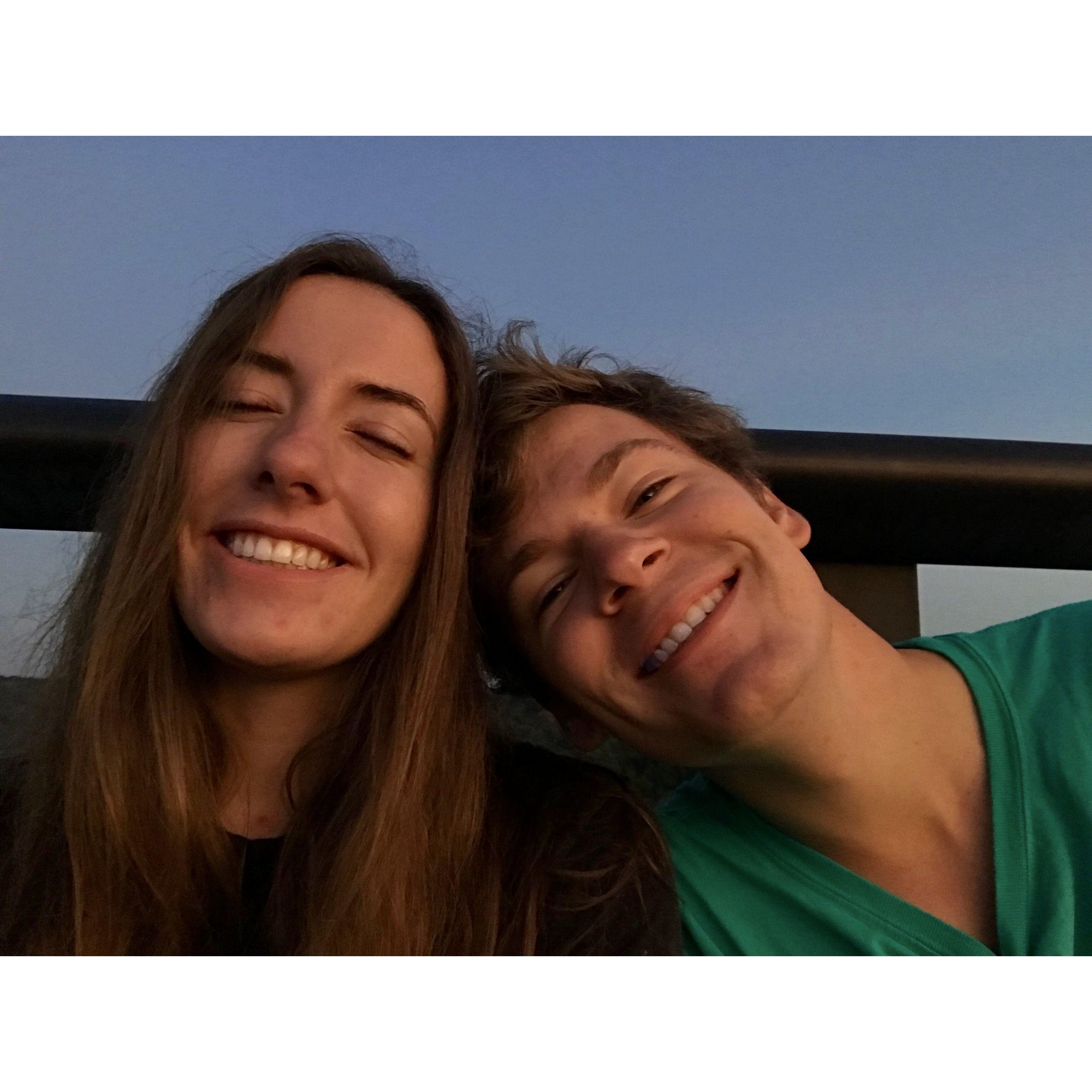 Sunrise date on Natchez Trace Bridge