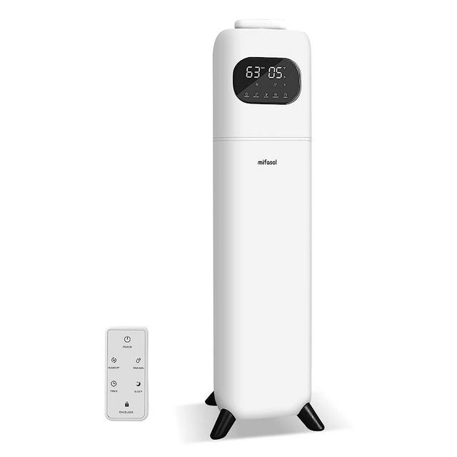 Humidifiers for Bedroom Large Room, 2.3Gal/9L Quiet Humidifiers for Bedroom with Timer, 360°Nozzle, Aroma Box, 3 Speed Ultrasonic Cool Mist Humidifier with Humidistat for Baby Nursery Yoga Plants