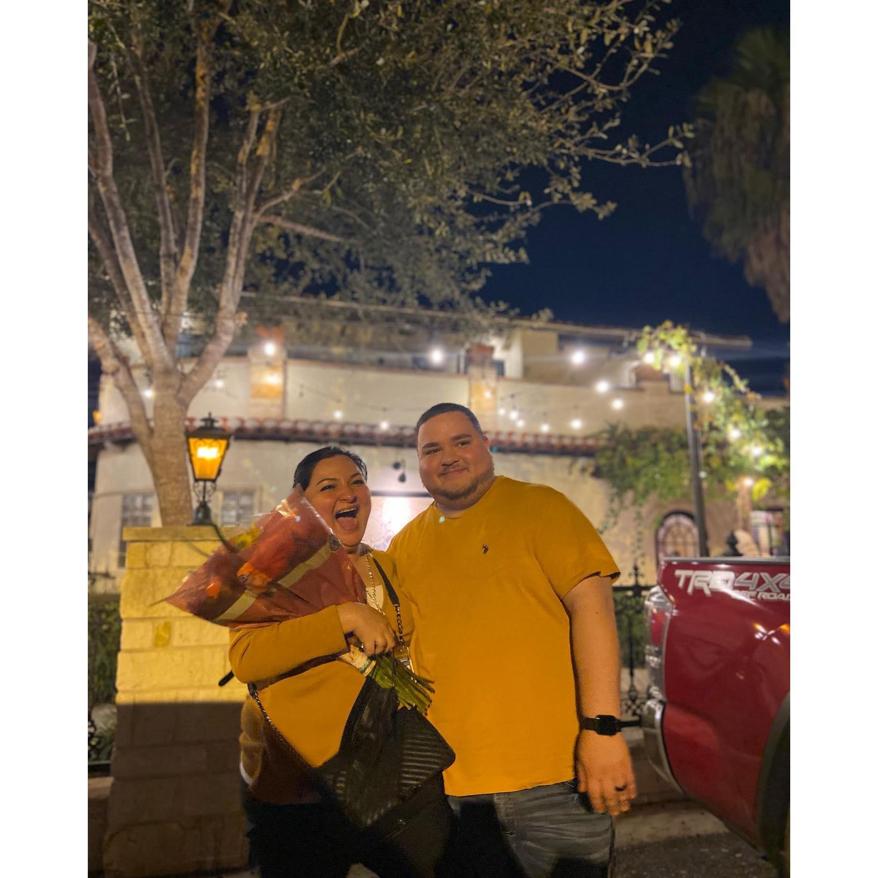 4 Year anniversary at one of our favorite places! 