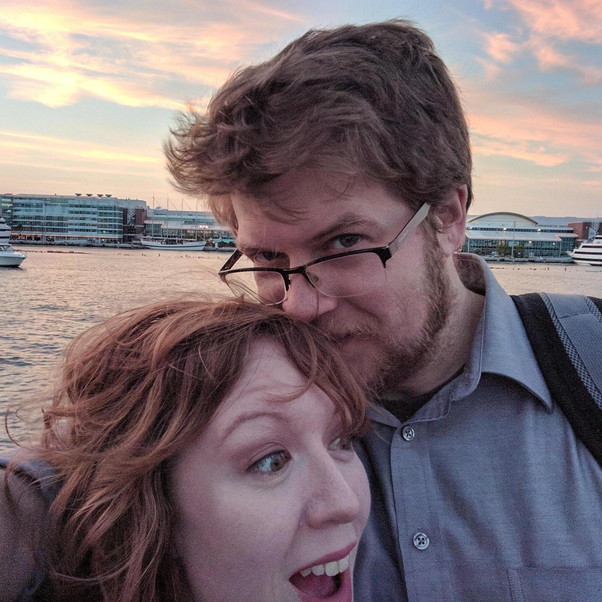 We're not sure what Katlin was looking at. It's a mystery lost to time.