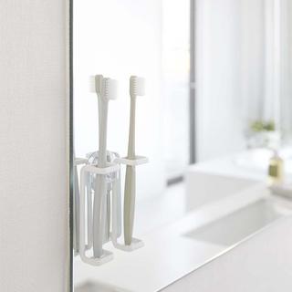 Tower Suction Cup Mounted Toothbrush Holder