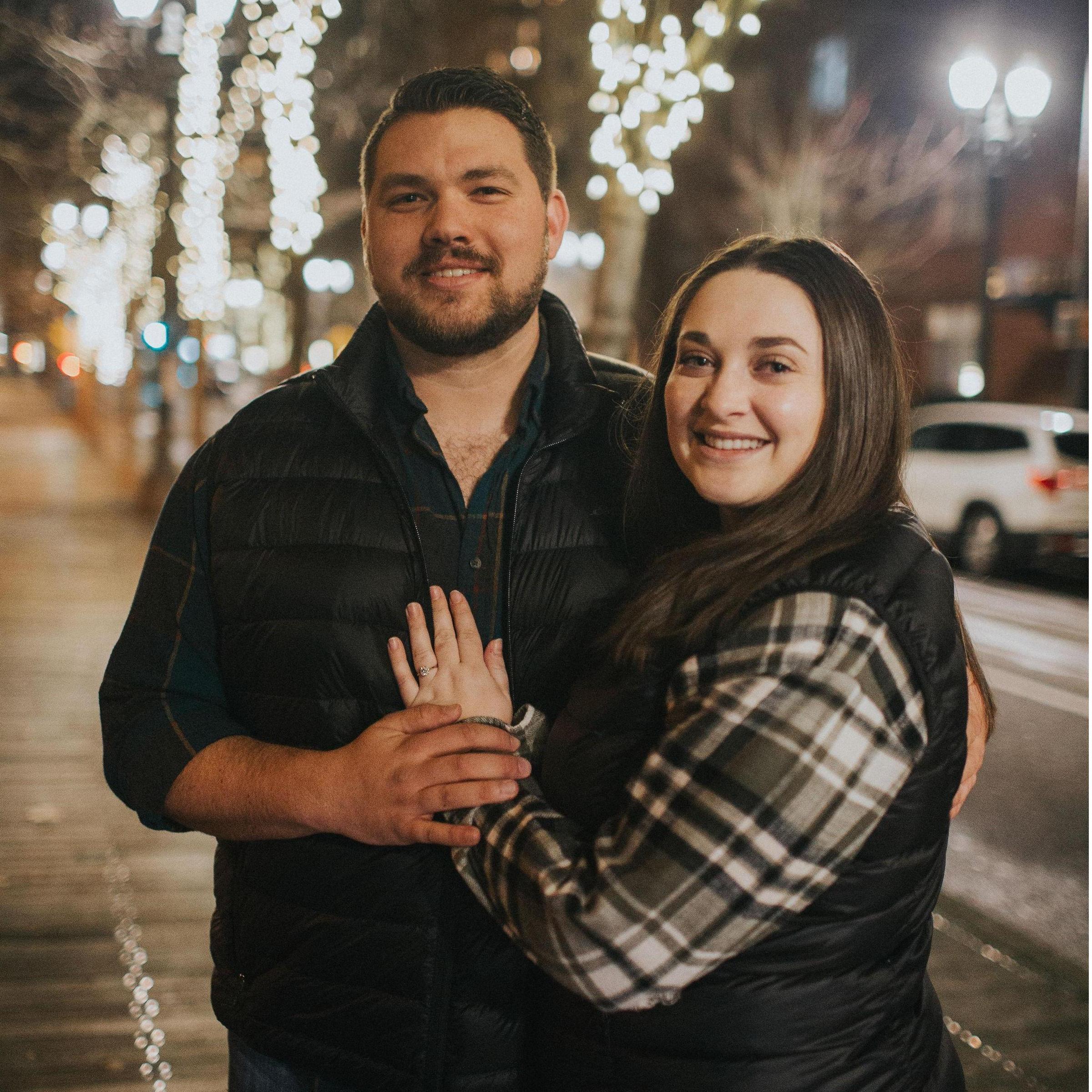 After the initial shock of Trygg getting on a knee, we took a few engagement photos that was also a beautiful part of the surprise!