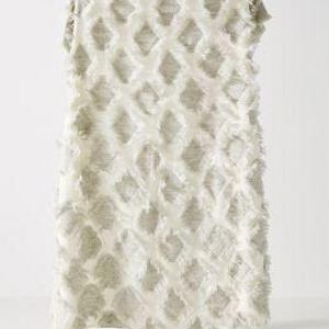 Textured Augusta Throw Blanket - Light Grey
