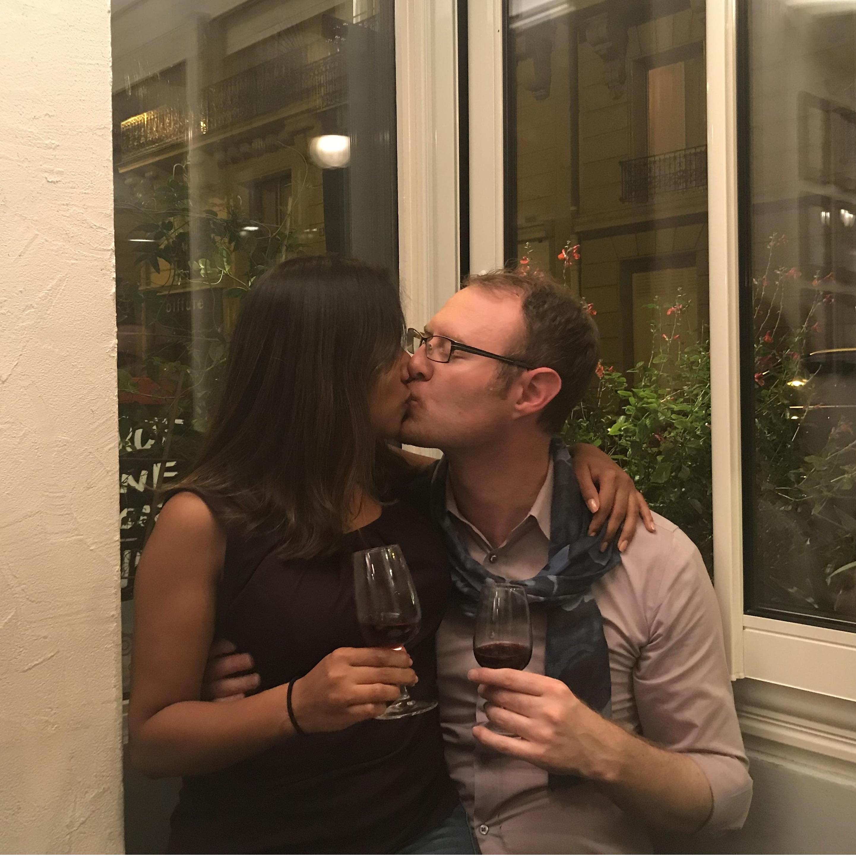 We fell deeper in love with each other while in Paris...
