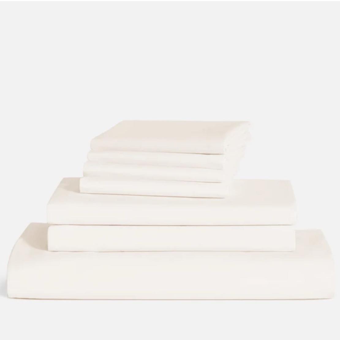Luxe Sateen Hardcore Sheet Bundle- King - Cream