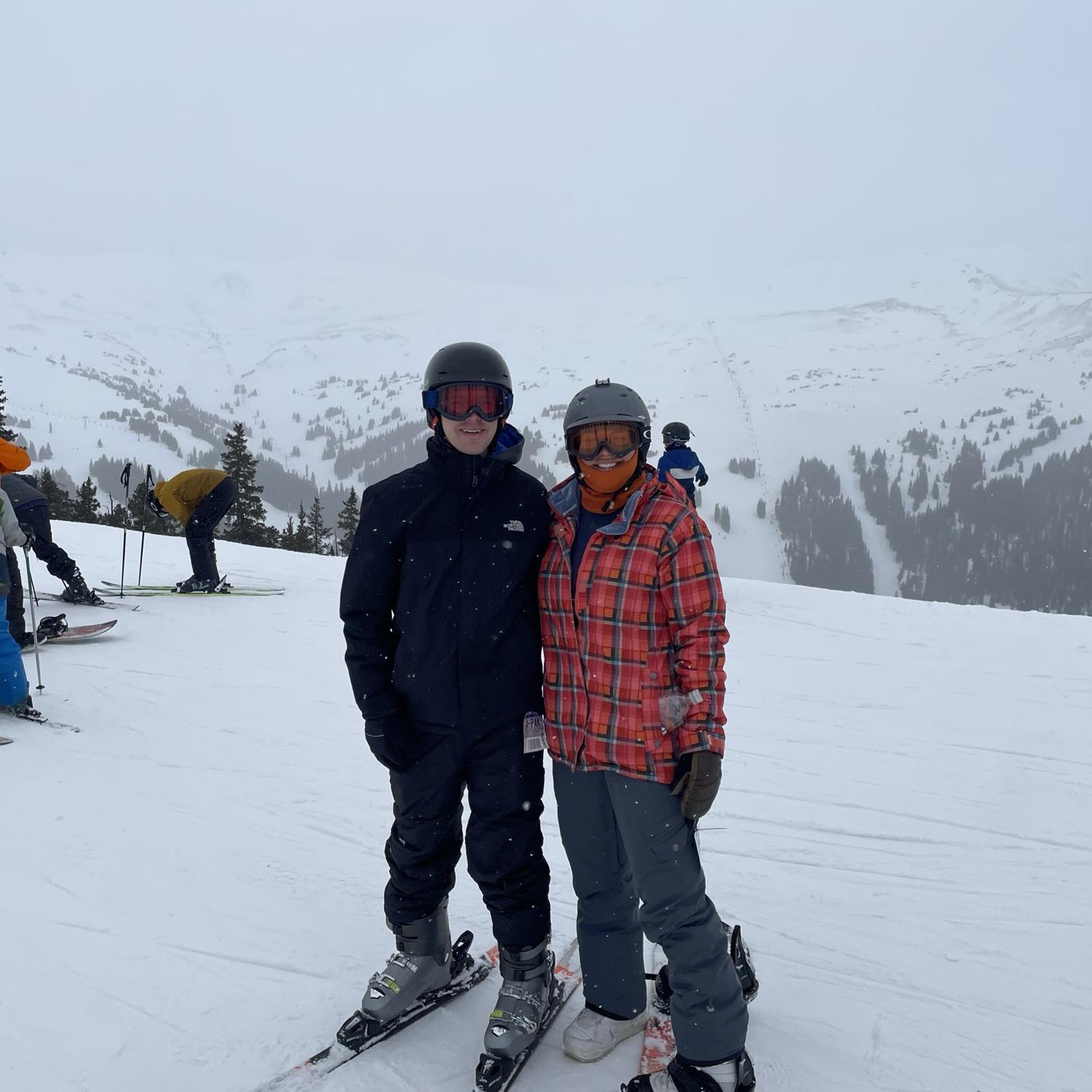 Ian’s first time snow skiing. Loveland Ski Area, Colorado  March 2023.