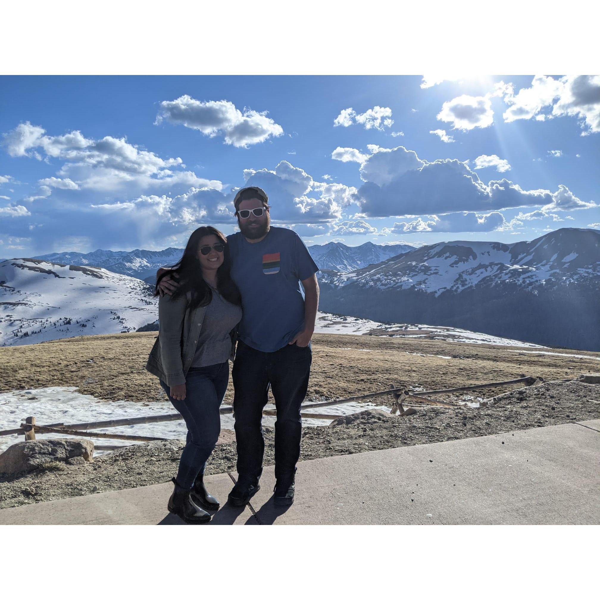 Trying to keep it together on Trail Ridge Road