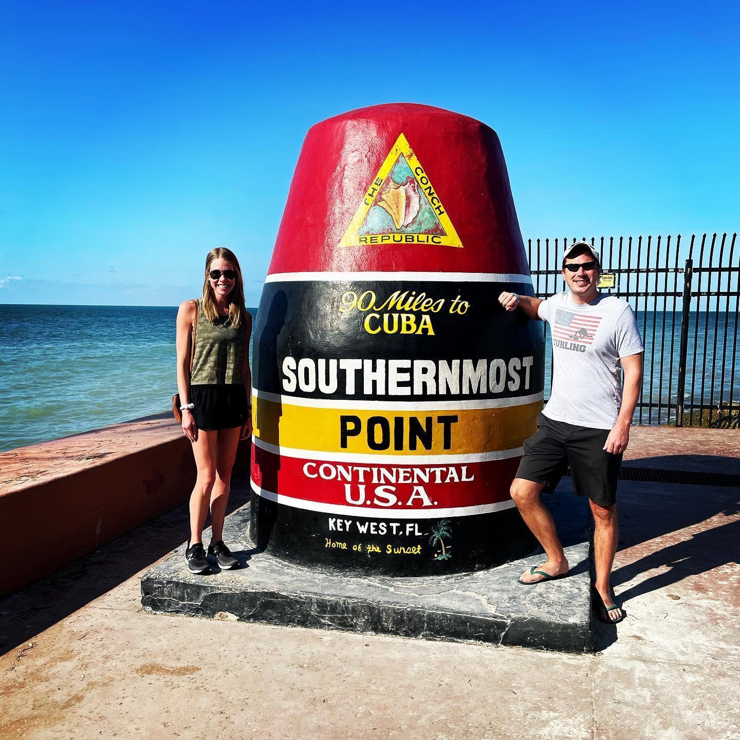 We took a week trip last April to Florida, we started in Ft. Lauderdale and drove down the keys to Key West - this is the southernmost point of the US!