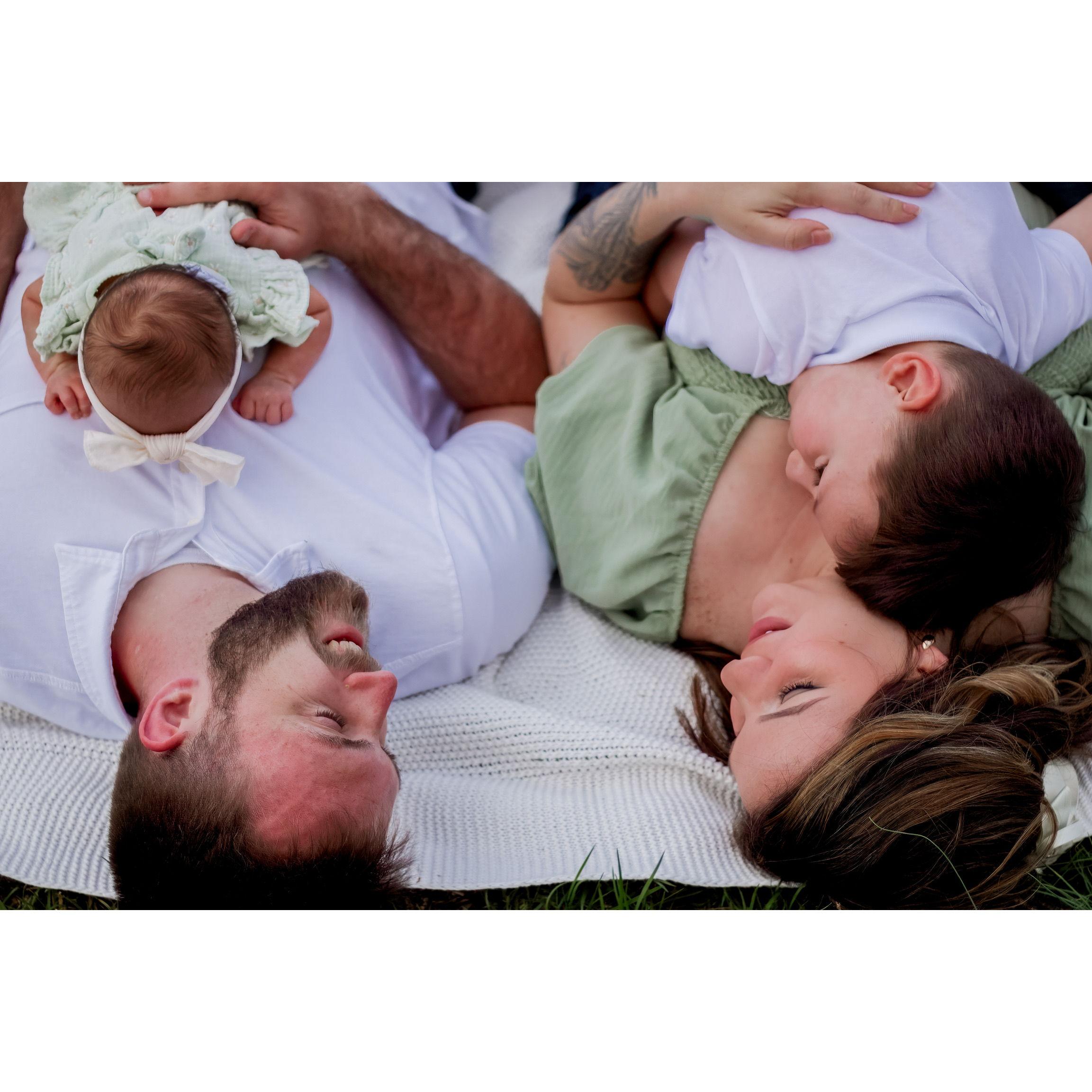 Our first family pics as a family of 4!