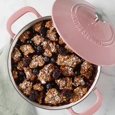 Martha Stewart 7-Quart Enamel on Cast Iron Dutch Oven (Assorted Colors)