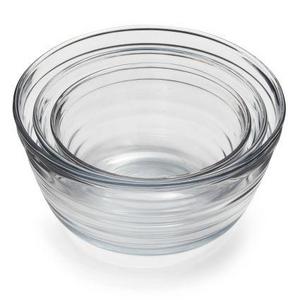 Baked by FireKing Glass Mixing Bowls, Set of 3
