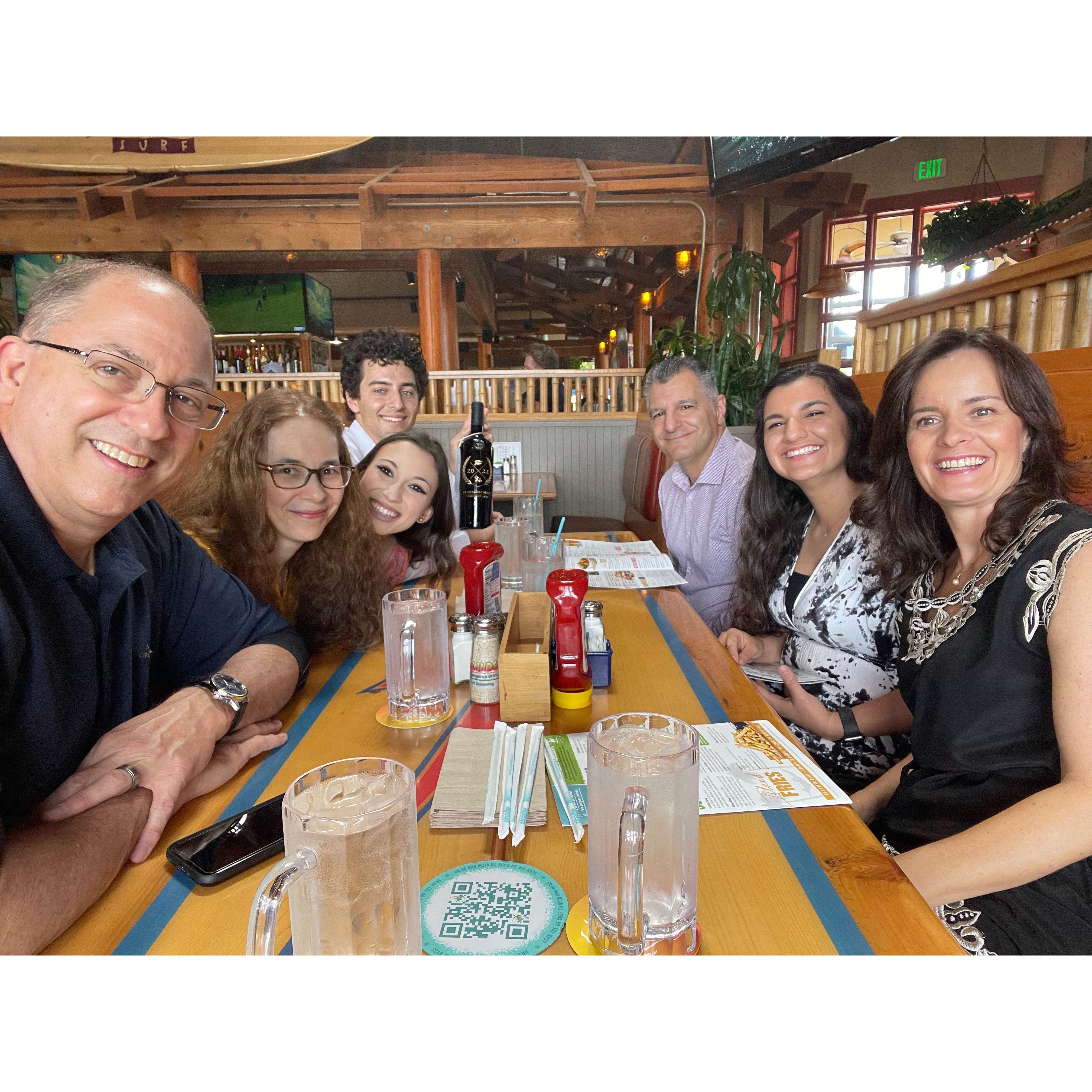 Post-graduation lunch!