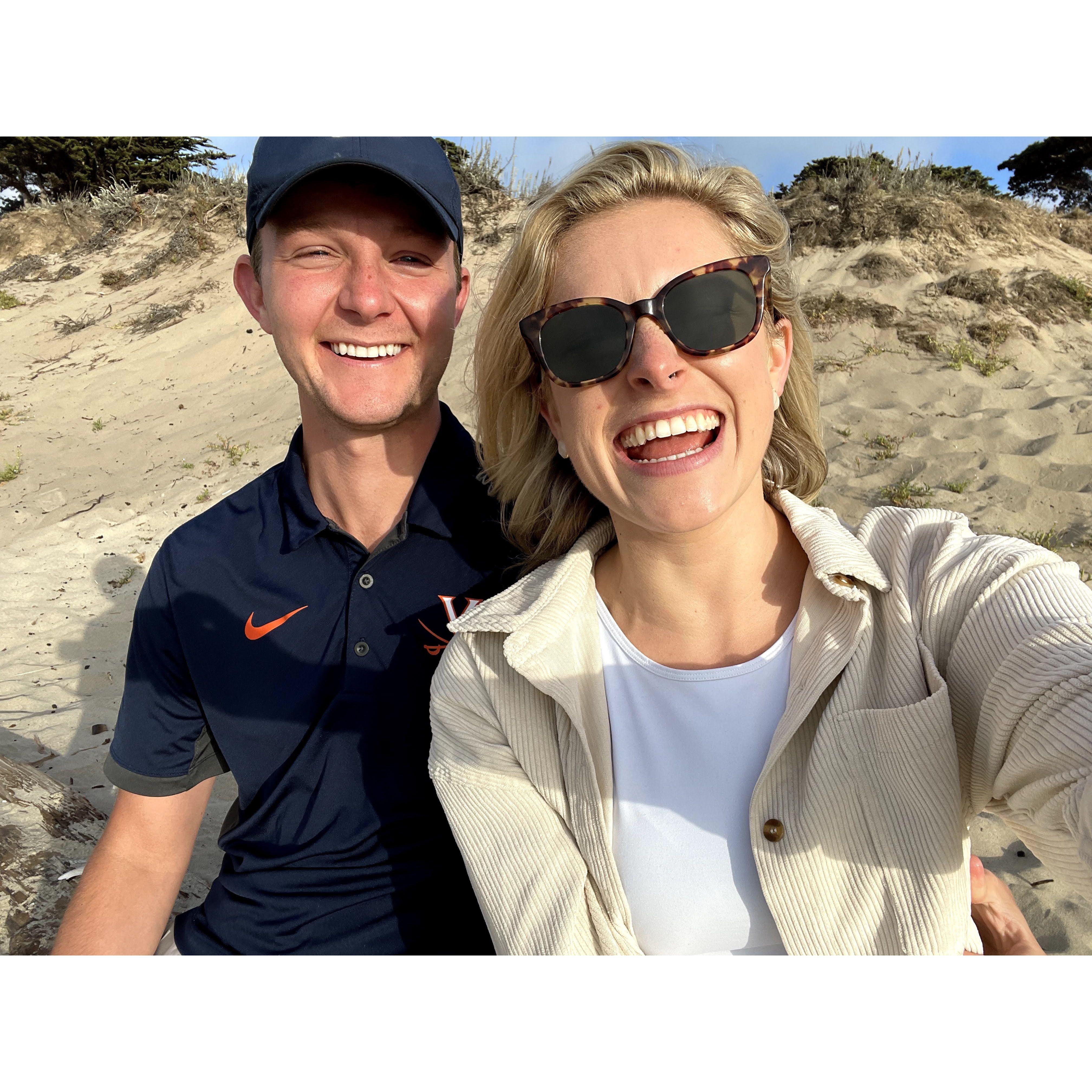 Selfie on our trip to Monterey, CA - July 2021