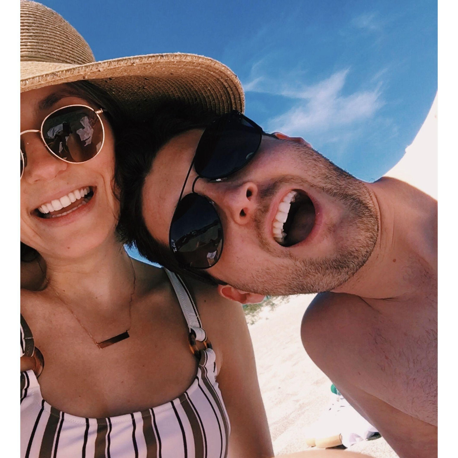 A trip to the beach, something Cat and Cory enjoy to do when they visit Florida or the Hamptons