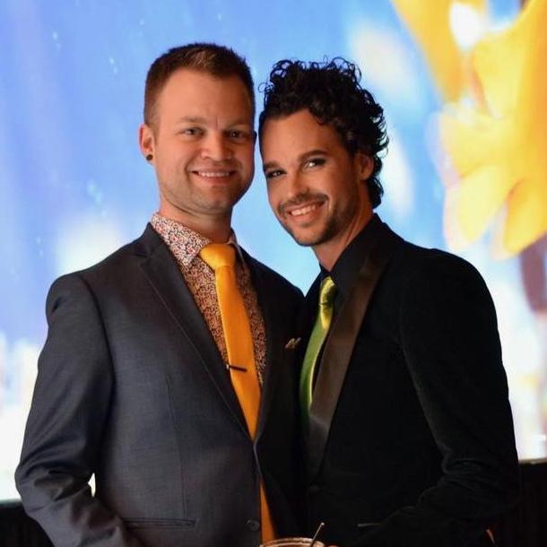 At a Gala for Garrett's medical school