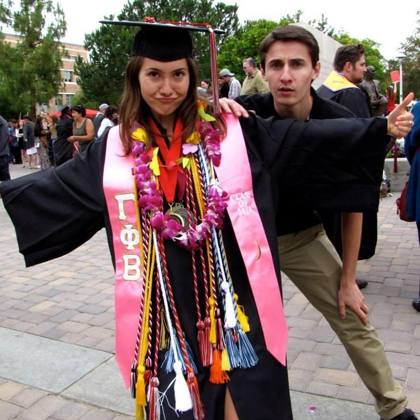 May 2014: Graduation from Chapman University