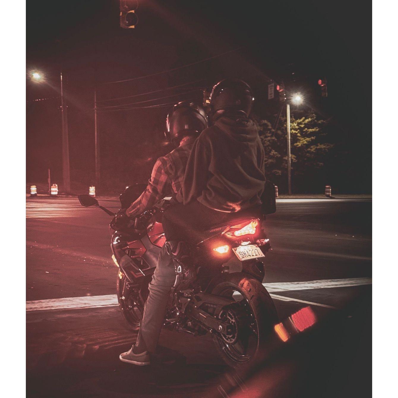 08-10-25
Riding back from movie nights from our friend's house. 
Ms. Airel took this photo!