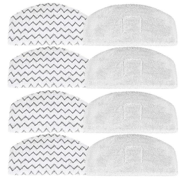 8 Pack Steam Mop Reusable Replacement Pads for Bissell Powerfresh Steam Mop 1940 1806 1544 2075 2685A 2181 2814 Series, Model 19402 19404 19408 19409 1940A 1940F 1940Q 1940T 1940W B0006 B0017 2075A