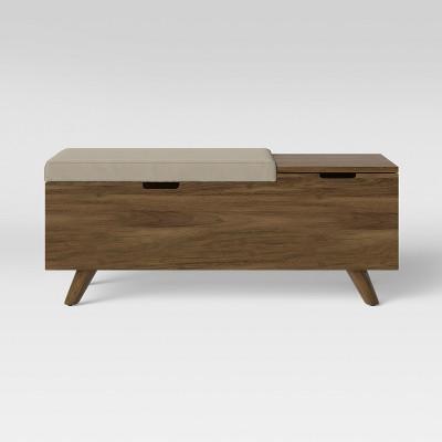 Meller Wood and Upholstered Bench Beige - Project 62™