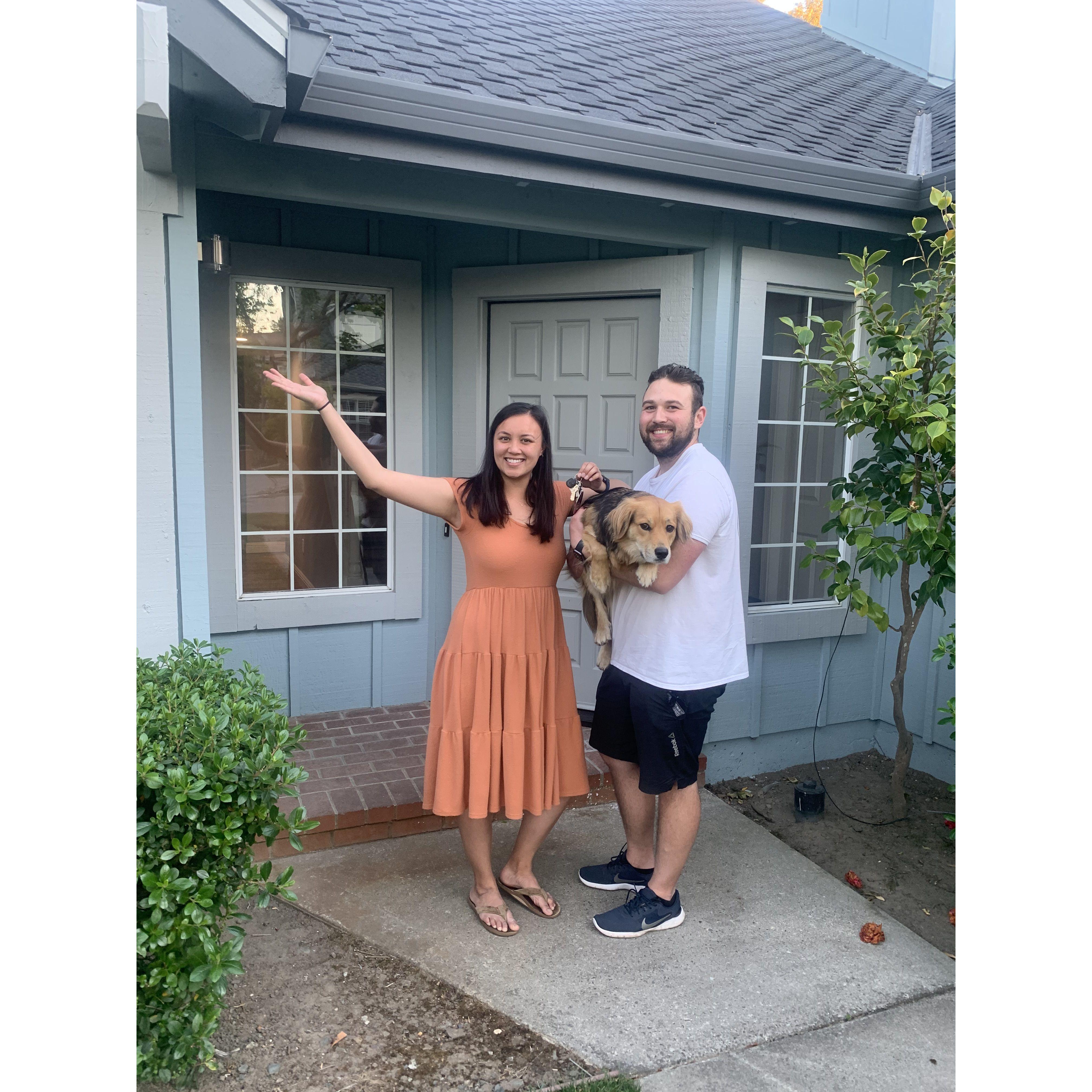 Getting the keys to our first home! | April 2021