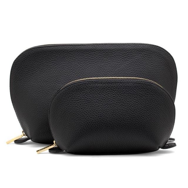 Leather Travel Case Set
