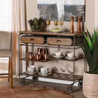 Grant 2-Drawer Kitchen Cart