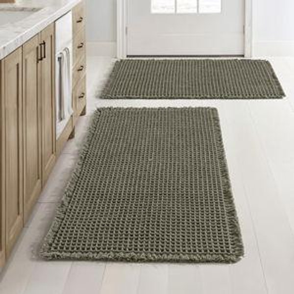 Bathroom Rugs (Color: Green)