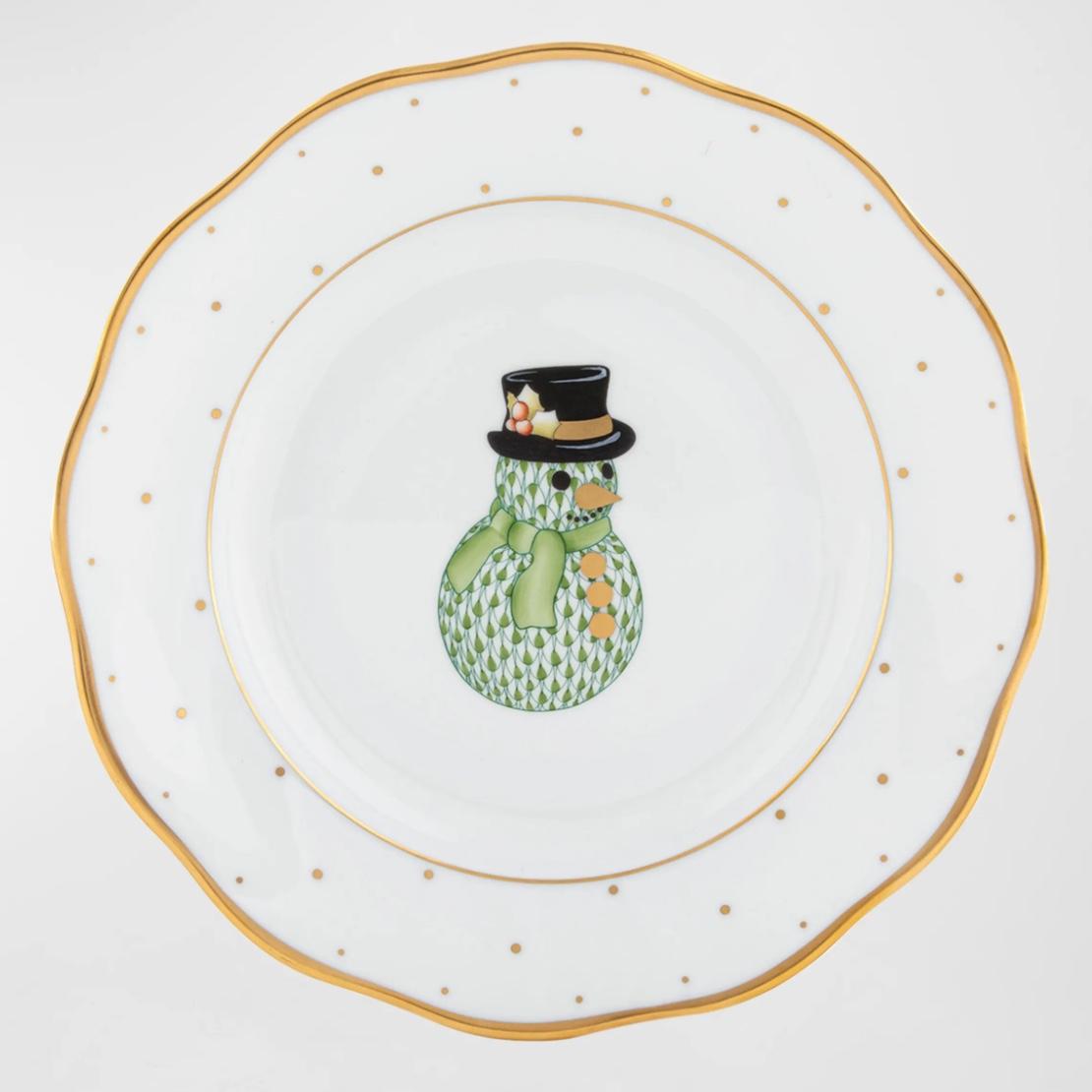 Herend Christmas Dessert Plate