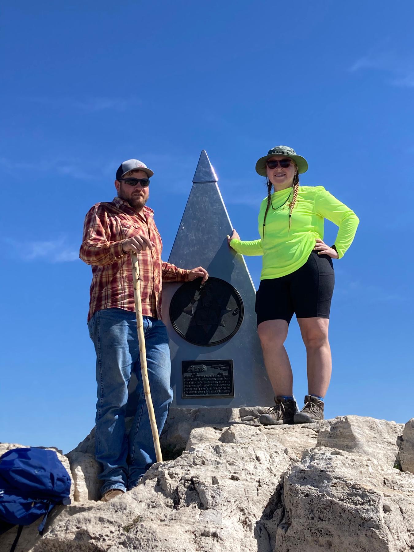 Our most recent big hike was the to tallest peak in Texas, Guadalupe Peak.