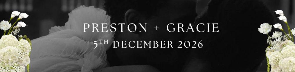 The Wedding Website of Preston Shirey and Gracie Collins