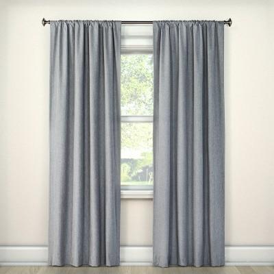 Lightblocking Curtain Panel Gray (42"x63")- Room Essentials&#8482;