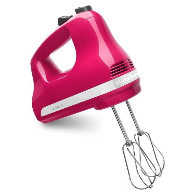 KitchenAid 5 Speed Ultra Power Hand Mixer, Cranberry